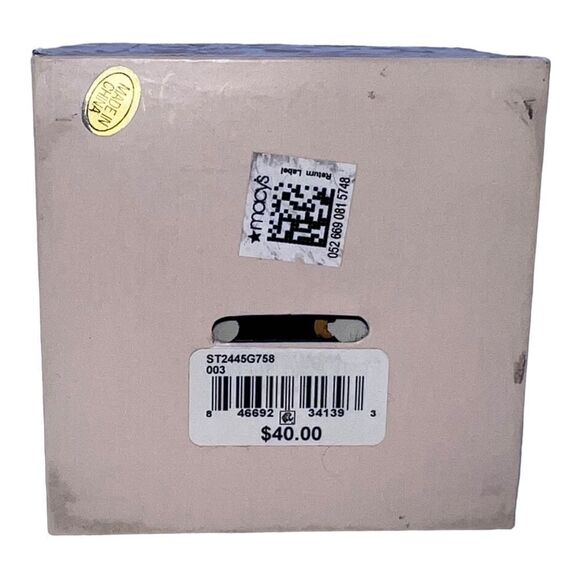 Jessica Carlyle Rose Gold-Tone Light Pink Strap Analog Watch Hamsa Charm New - Picture 5 of 5